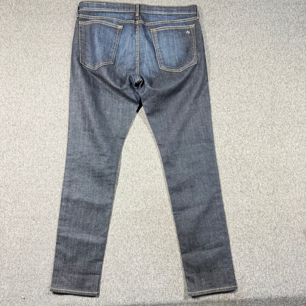 Rag & Bone Jean Dre Slim Boyfriend Womens 32 Dark Wash Indigo Denim Jeans - Picture 11 of 13